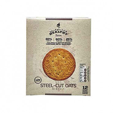 Healthy Farm Steel-Cut Oats Biscuit 25g x 12 Pieces