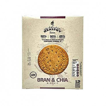 Healthy Farm Bran And Chia Biscuit 25g x 12 Pieces