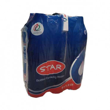 Star Natural Drinking Water 1.5Litre x 6 Pieces