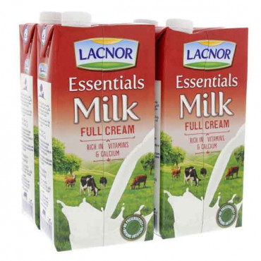 Lacnor Full Cream Milk 1Litre x 4 Pieces