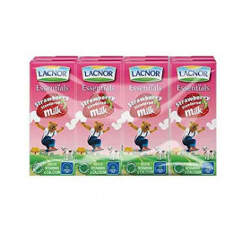 Lacnor Strawberry Milk 180ml x 8 Pieces