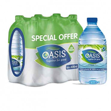 Oasis Mineral Water 330ml 10+2