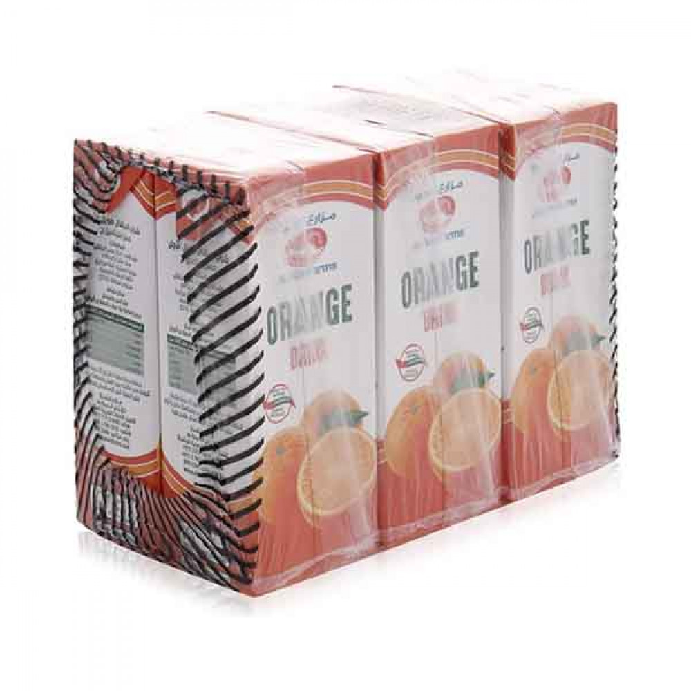 Al Ain Uht Orange Juice 180ml x 6 Pieces