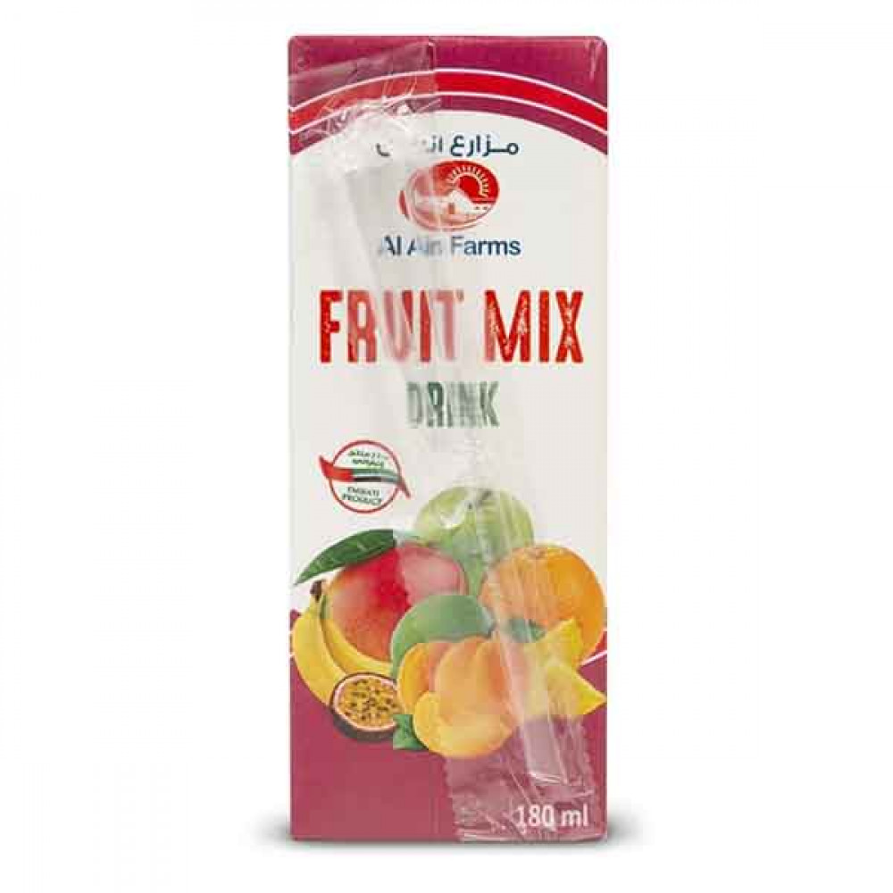 Al Ain Uht Fruit Mix Juice 180ml x  6 Pieces