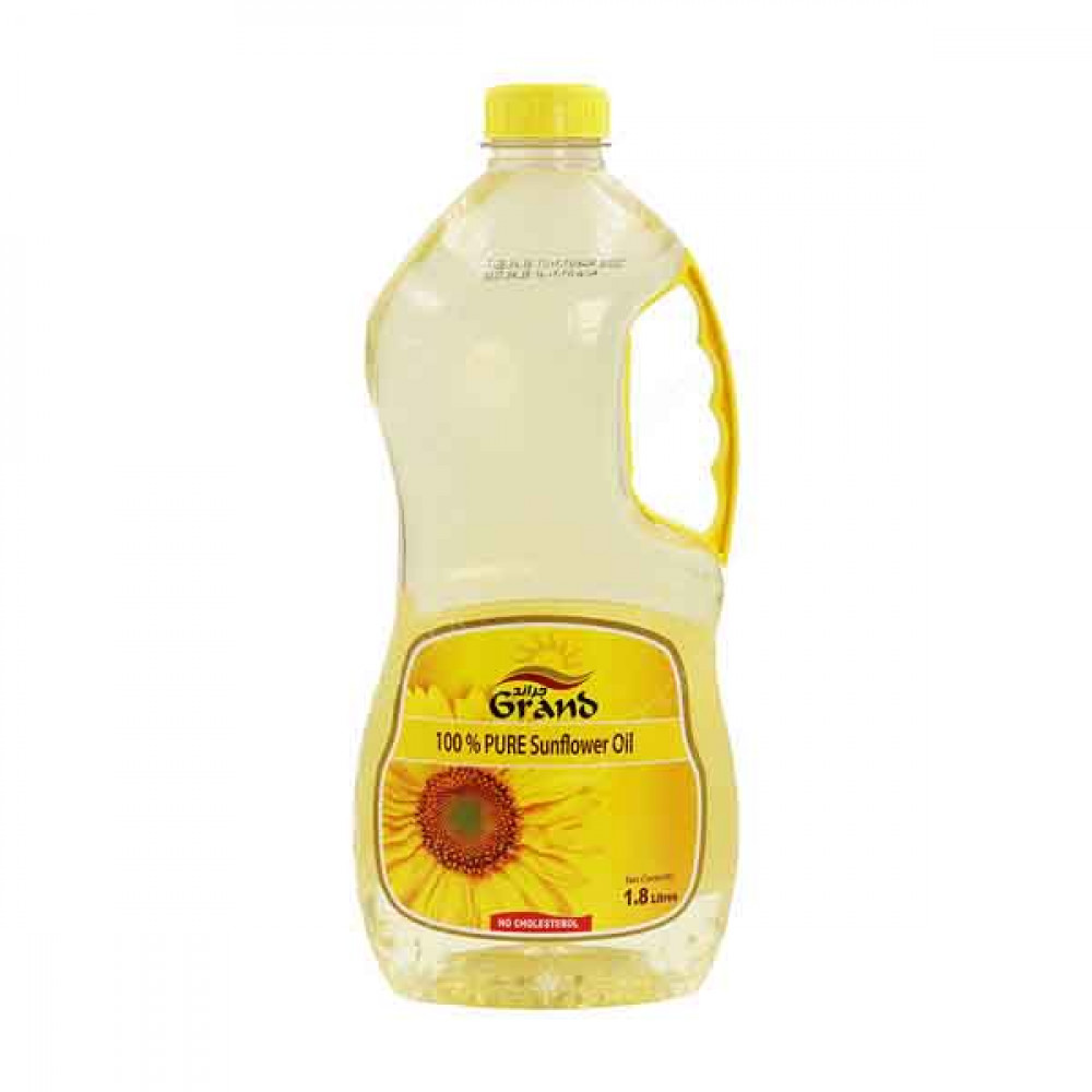 Grand Pure Sunflower Oil 1.8Litre x 2 Pieces