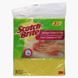 Scotch Brite Sponge Cloth Ultra 3 Pieces