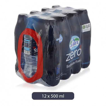 Al Ain Zero Mineral Water 500ml x 12 Pieces