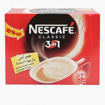 Nestle Nescafe 3 in 1 Classic Box 20g x 24 Pieces