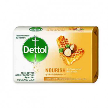 Dettol Nourish Honey Anti Bacterial Soap 120g