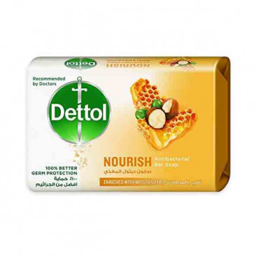 Dettol Nourish Honey Anti Bacterial Soap 165g