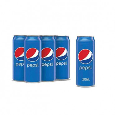 Pepsi Can 245ml x 6 Pieces