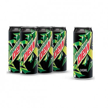 Mountain Dew Can 245ml x 6 Pieces