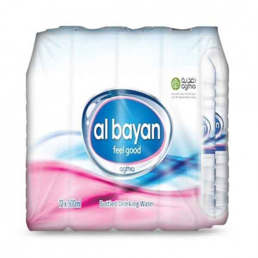 Al Bayan Water Bottle 500ml x 12 Pieces