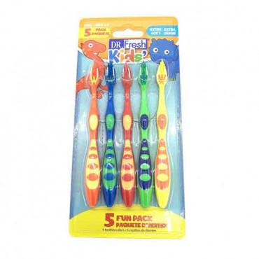 Dr Fresh Dailies Toothbrush Family Pack 5 Pieces
