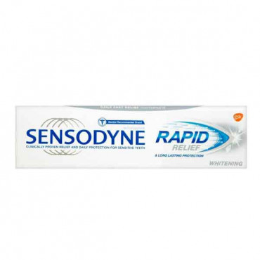 Sensodyne Rapid Action Whitening Toothpaste 75ml