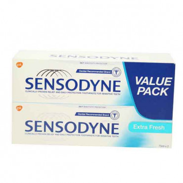 Sensodyne Toothpaste Extra Fresh 75ml x 2 Pieces