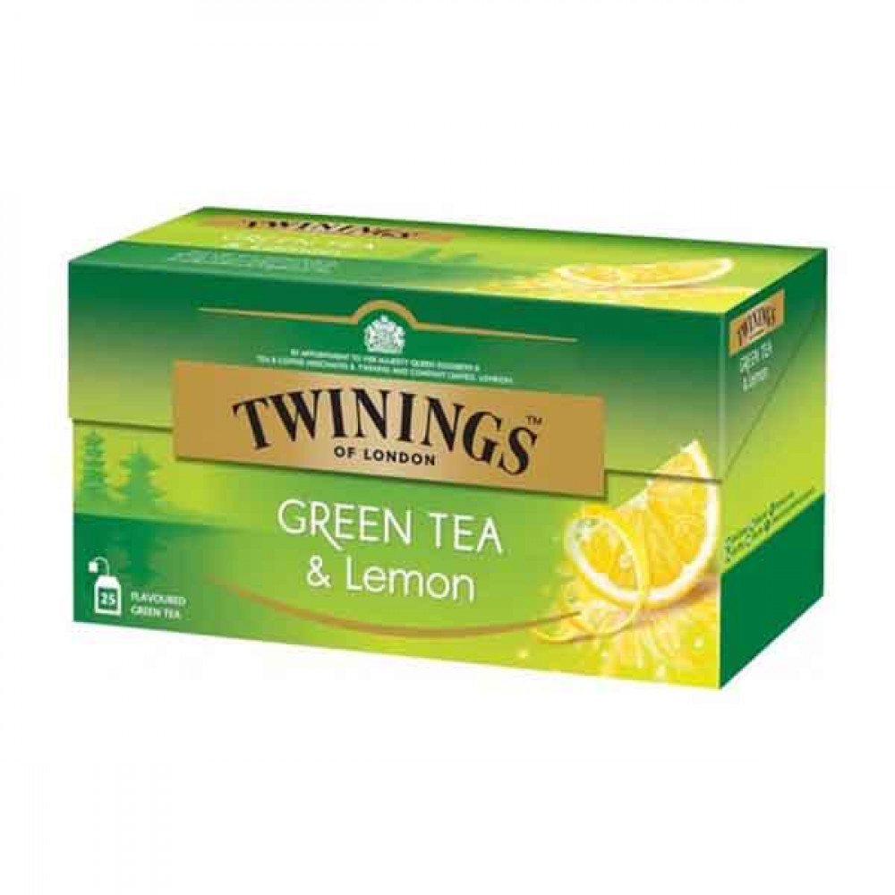 Twinings Green Tea And Lemon Tea 25 Tea Bags