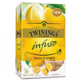 Twinings Goldline Lemon and Ginger Tea 20 Tea Bags