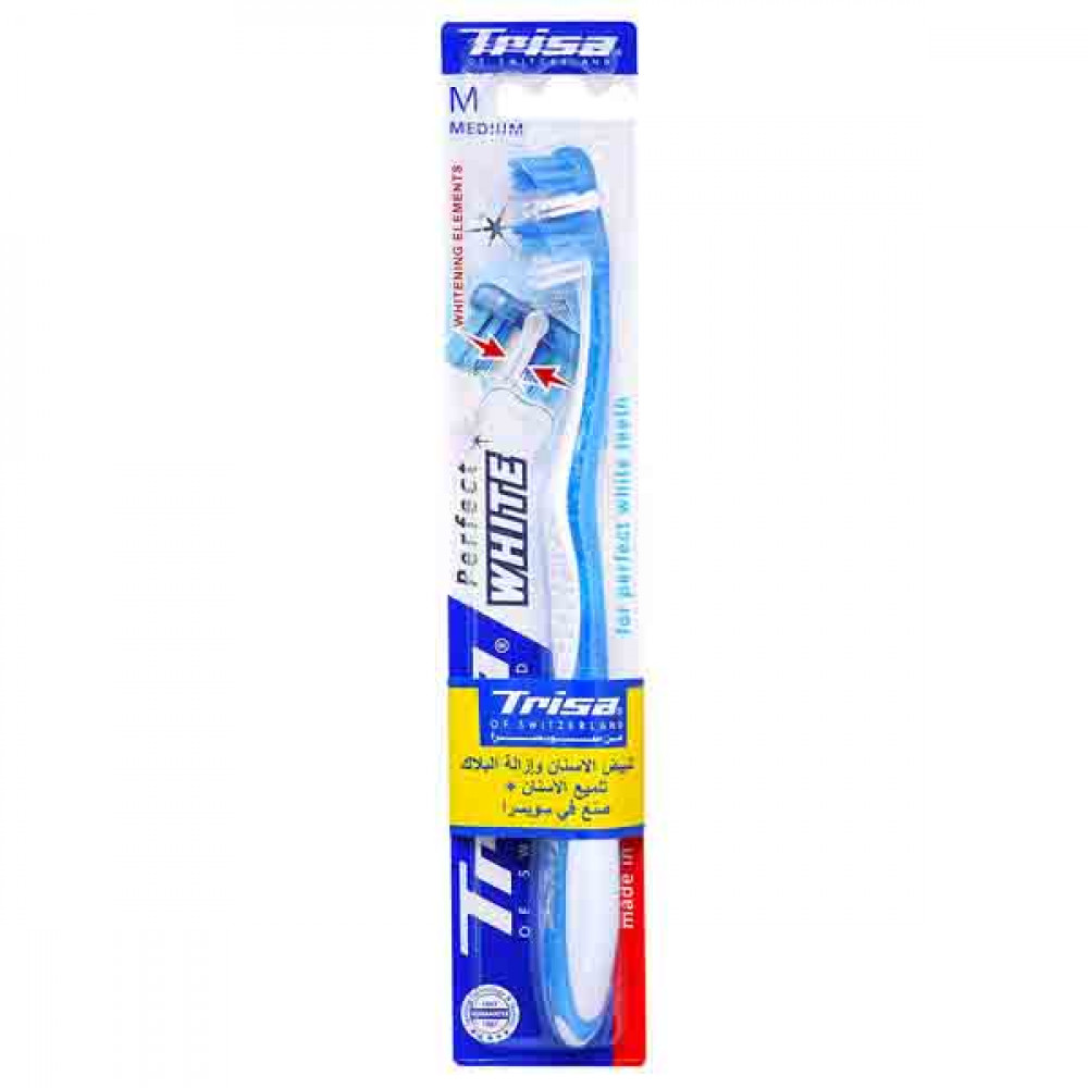 Trisa Comfort White Medium Toothbrush