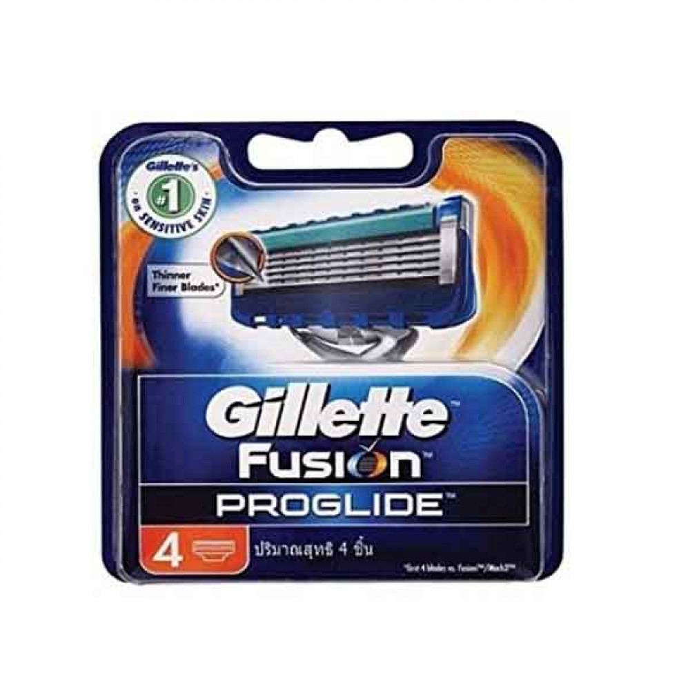 Gillette Fusion Proglide Cartridges 4 Pieces