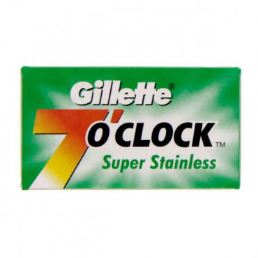 Gillette 7 O'clock Stainless 5S x 20 Pieces
