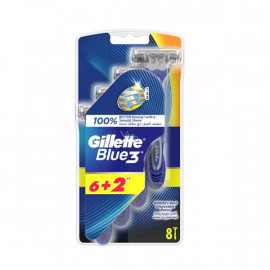 Gillette Blue 3 Normal 8 Pieces