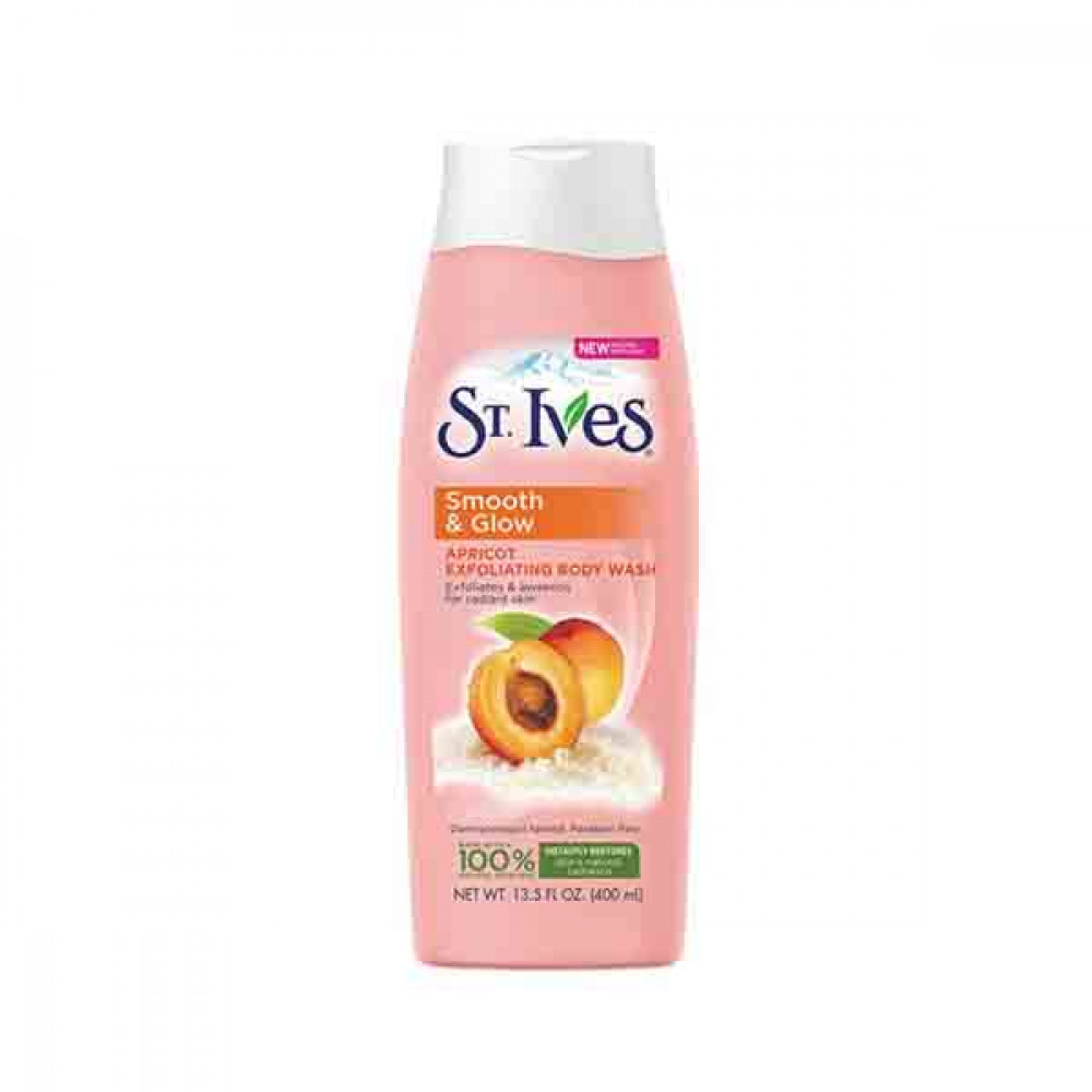 St Ives Smoothing Apricot Body Wash 400ml