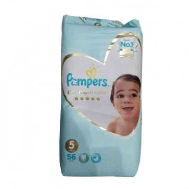 Pampers Premium Care Size 5 Jumbo Pack 56 Count