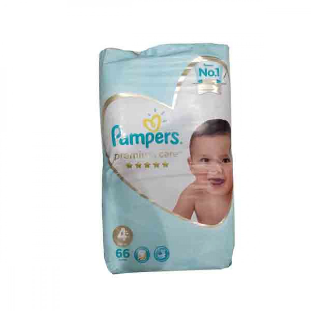 Pampers Premium Care Size 4 Carry Pack 66 Count