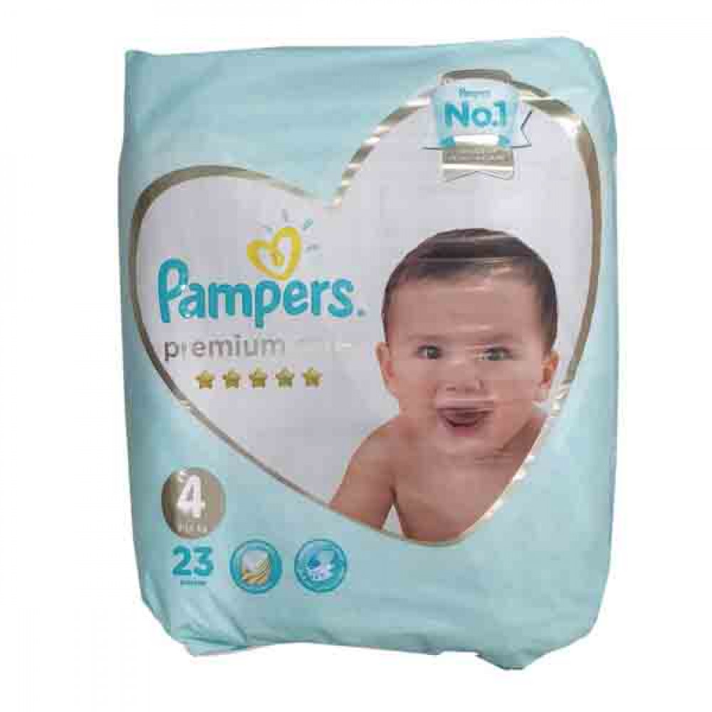 Pampers Premium Care Size 4 Carry Pack 23 Count