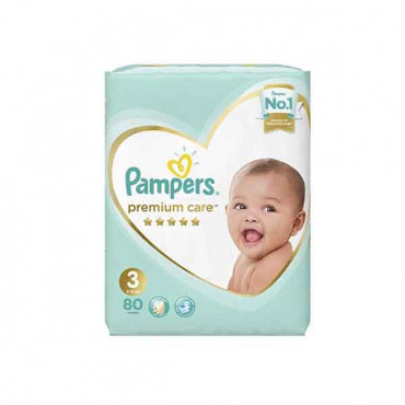 Pampers Premium Care Size 3, 80 Count