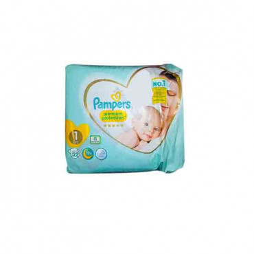 Pampers Premium Care Size 1 Carry Pack 22 Count