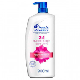 Head & Shoulders Smooth and Silky Shampoo with Conditioner 900ml