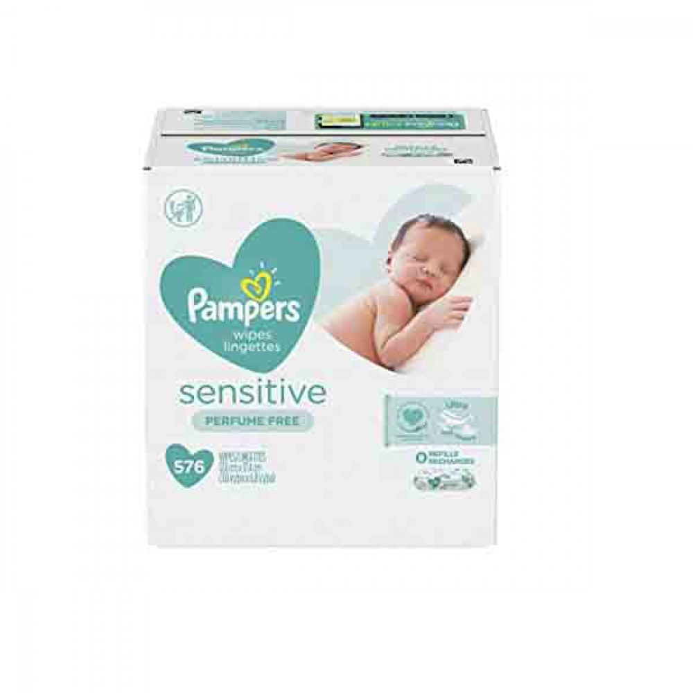 Pampers Baby Wipes Sensitive 56 Count Pack of 3