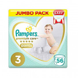 Pampers Size 3 Premium Care Pants, 56 Count