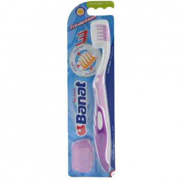 Banat Tri-Action Adult Soft Toothbrush