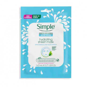 Simple Sheet Mask Hot Water Boost 21ml