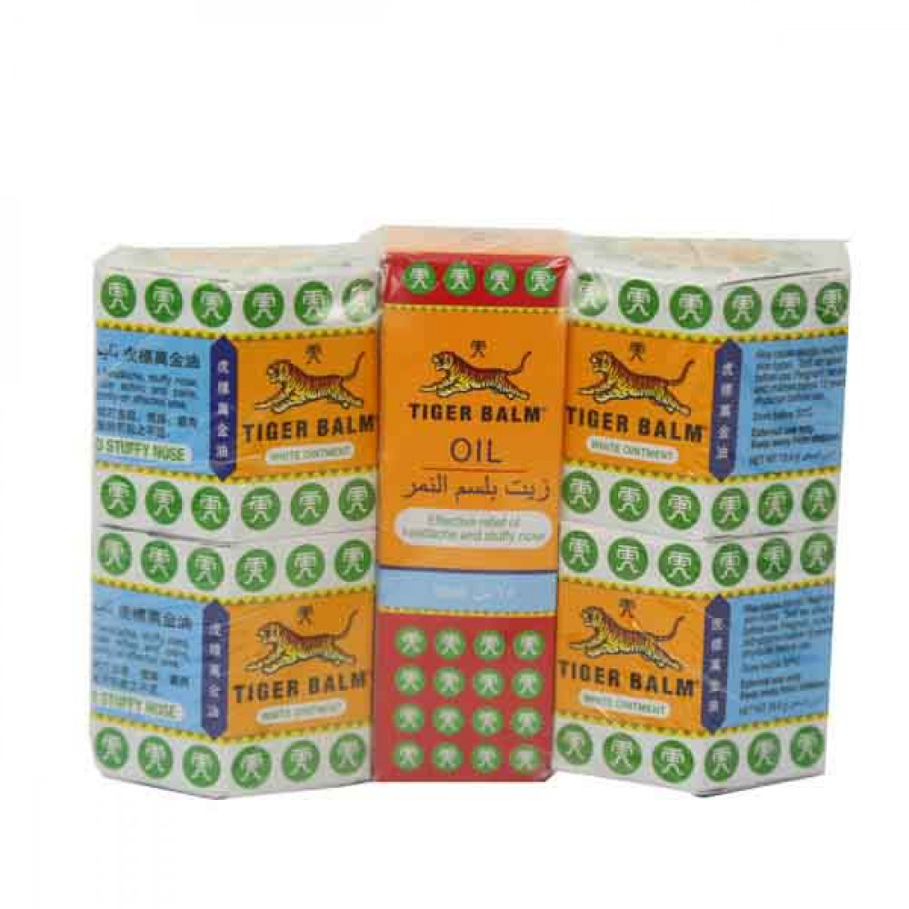 Tiger Balm Assorted 10g 3ml Oil x 4 Pieces