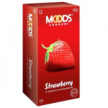 Moods Strawberry Condoms 12 Pieces
