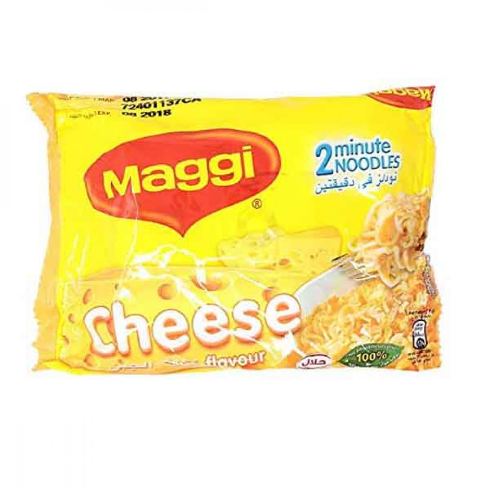 Nestle Maggi 2 Minutes Cheese Noodle 77g x 5 Pieces