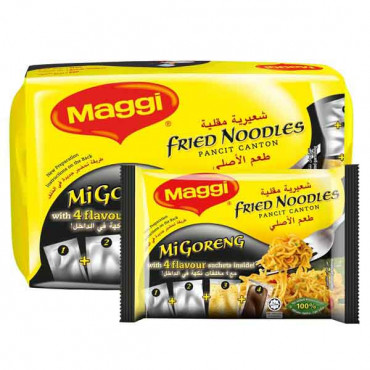 Nestle Maggi Fried Original Noodles 72g x 5 Pieces