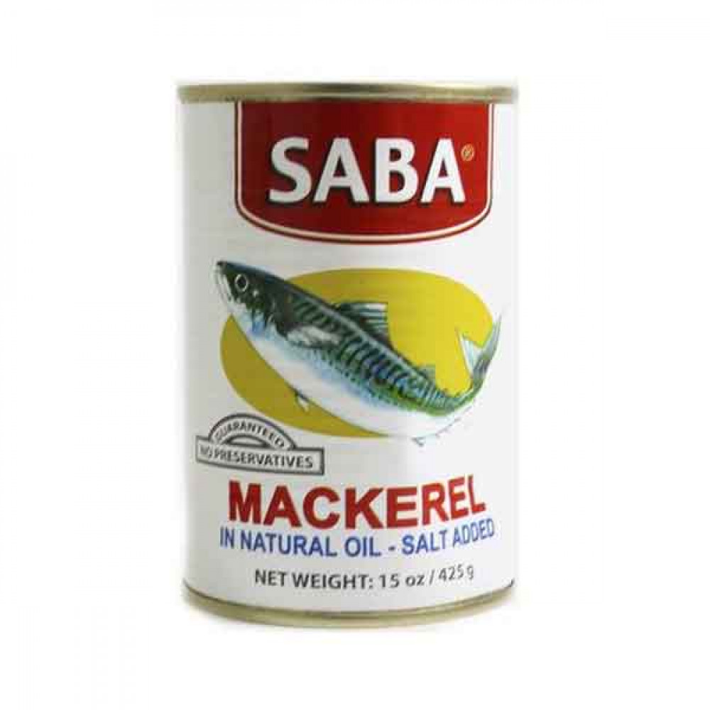 Saba Mackerel In Natural Oil 425g